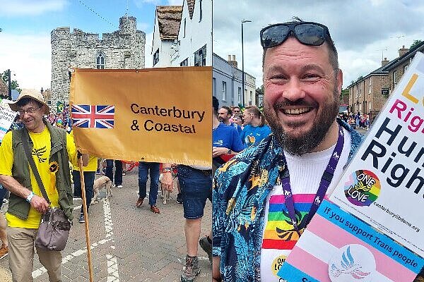 Canterbury Pride march